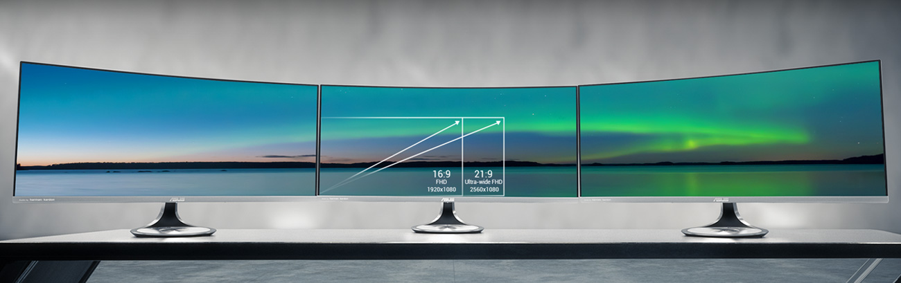 ASUS Designo MX34VQ Curved - Monitory LED 32
